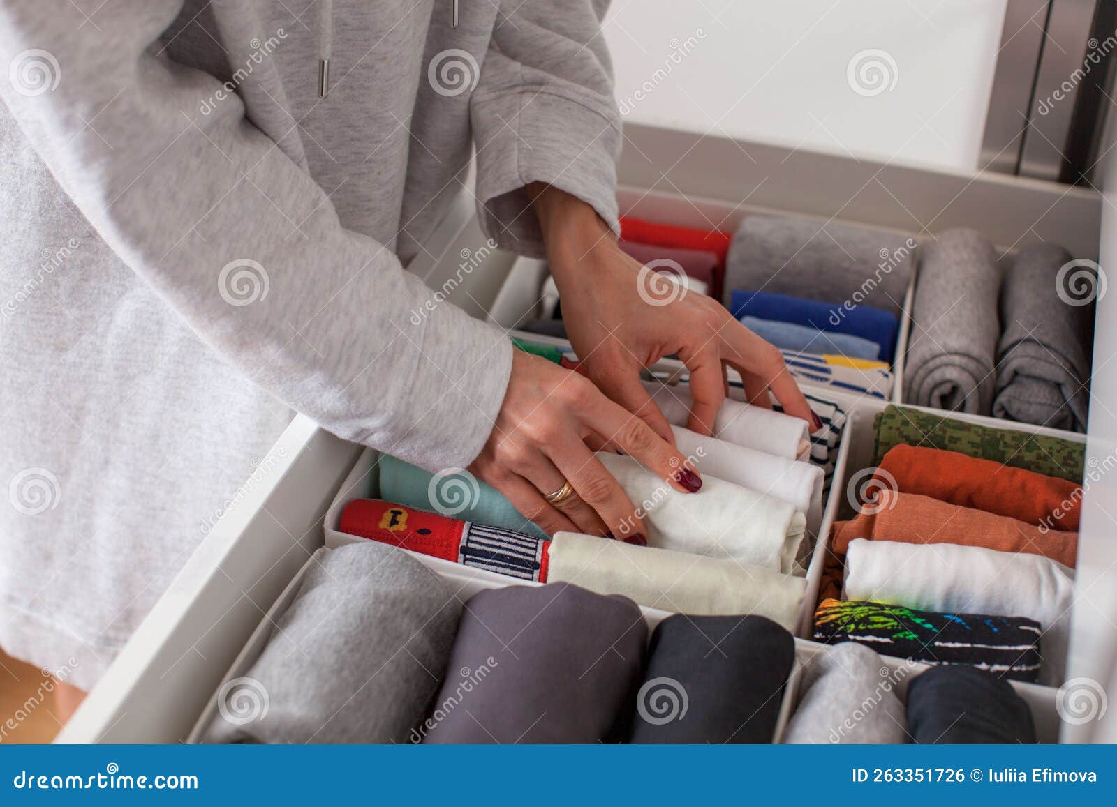 Vertical Clothing Storage Ideas. Stock Photo Image of cleaning, idea