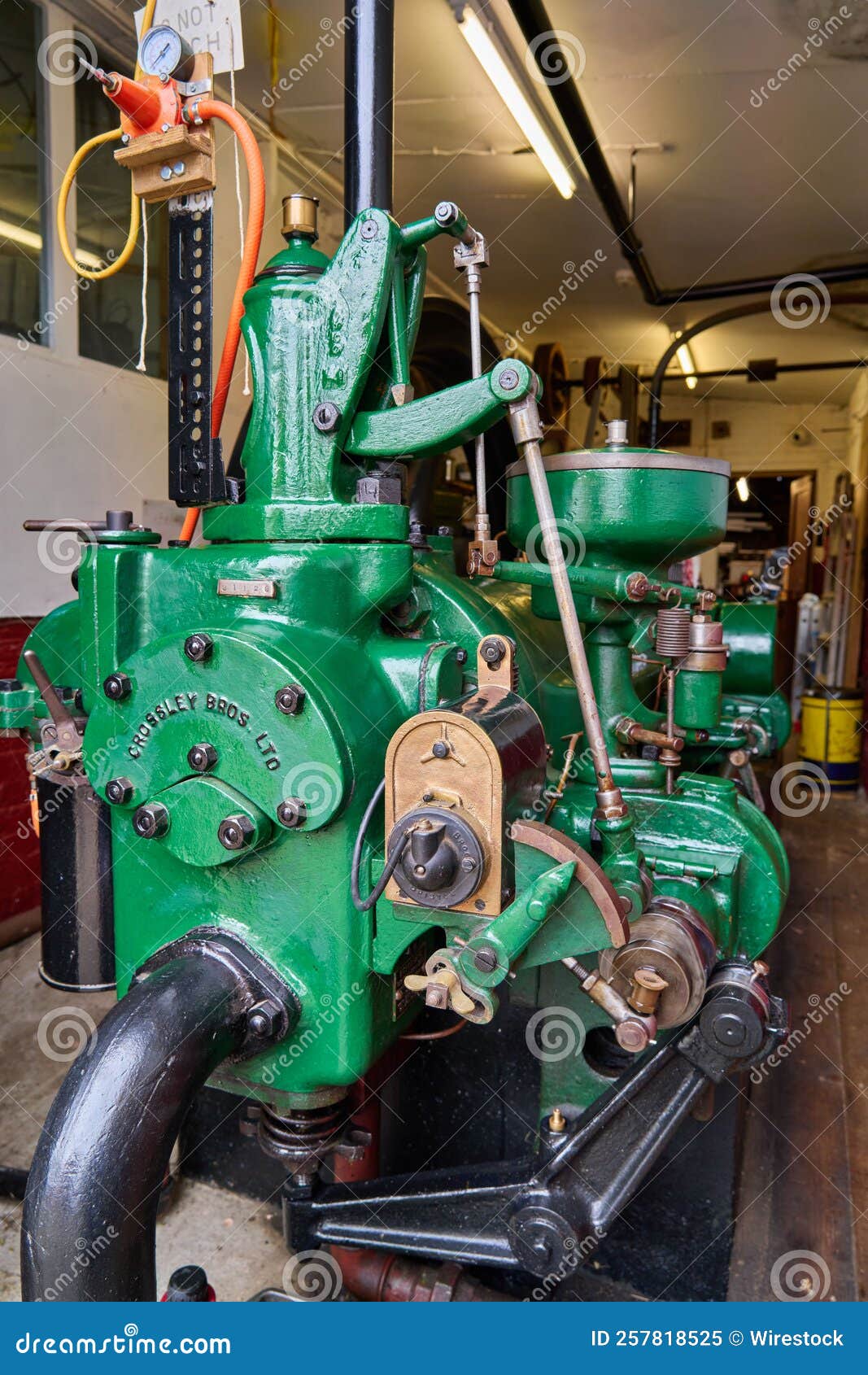 Vertical of a Crossley Brothers Gas Engine from the 1920s Editorial