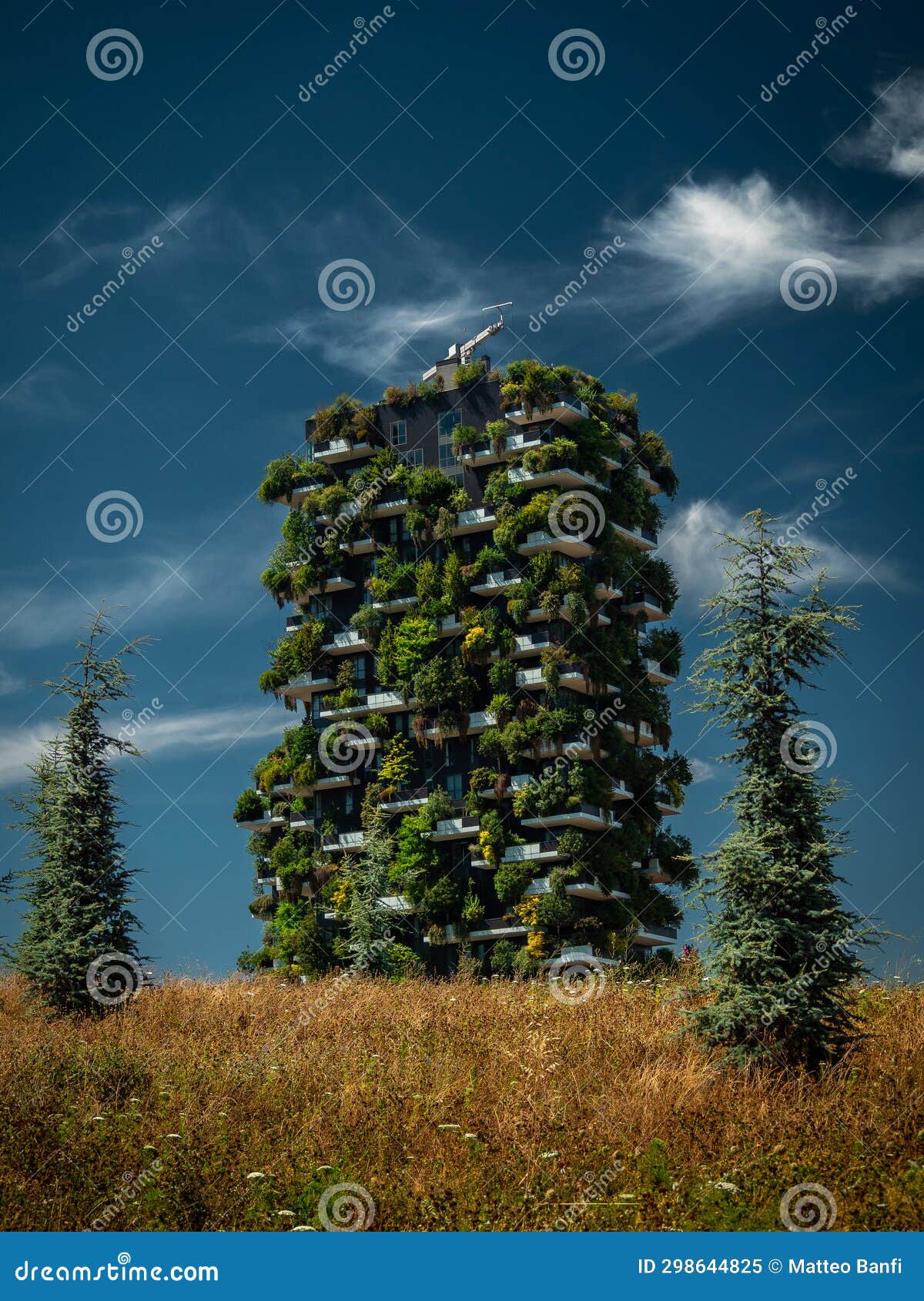 a vertical forest in milan