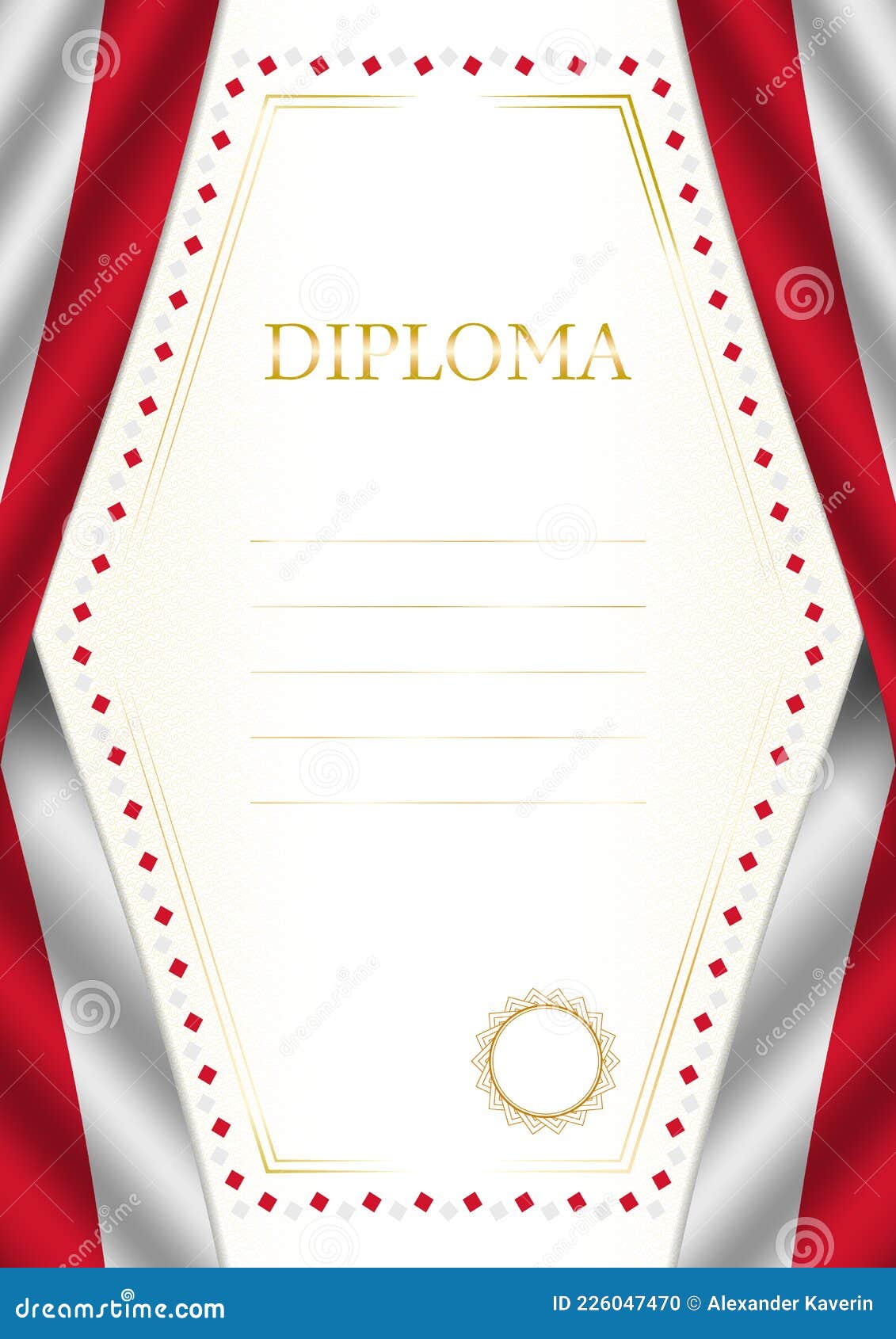 Vertical Frame and Border with Malta Flag Stock Vector Illustration