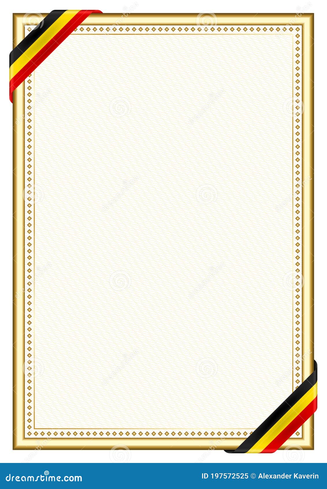 Vertical Frame and Border with Uganda Flag Stock Vector Illustration