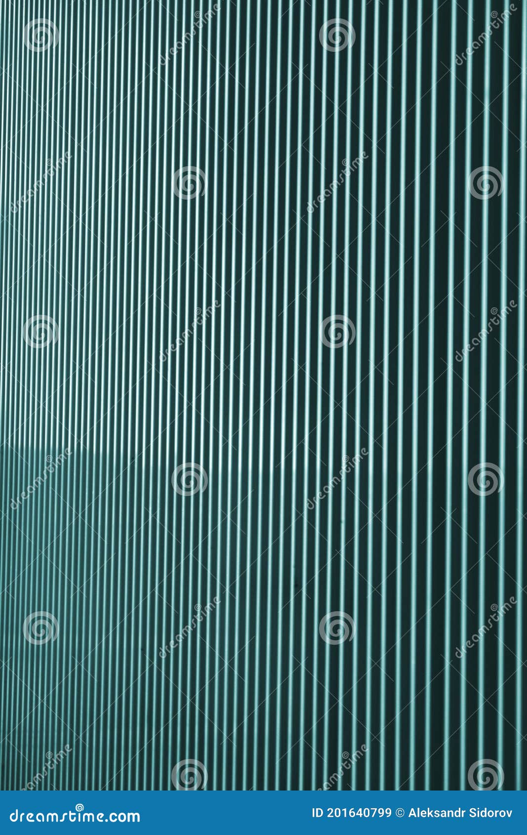 Vertical Metal Strips, an Element of Decor in Architecture Stock Image ...