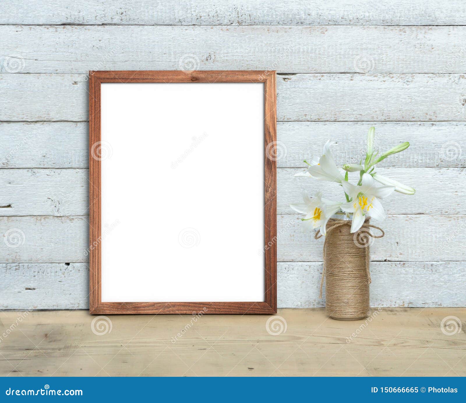 horizontal and vertical white frame mockup collection wooden desk mockup