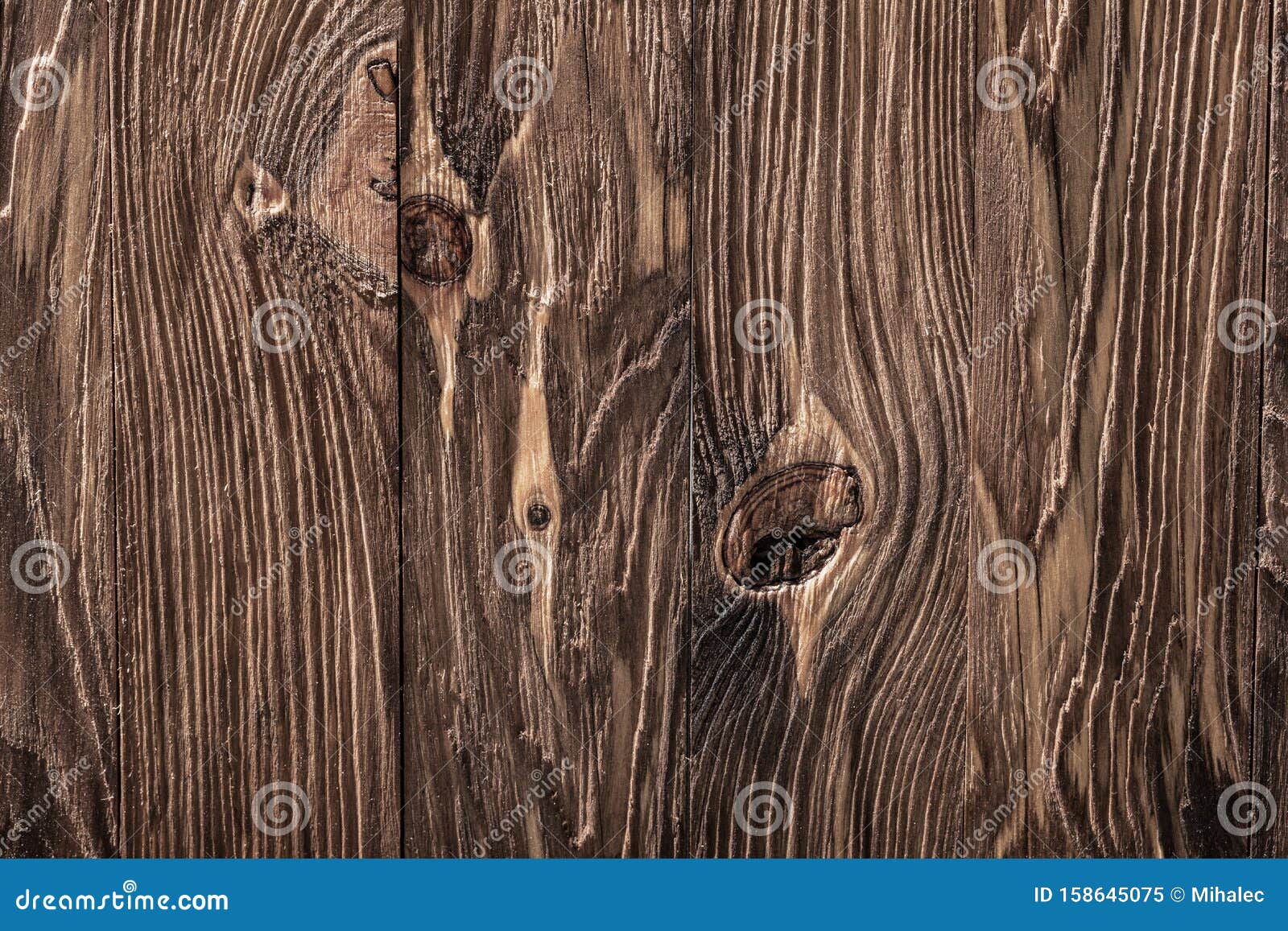 vertical oriented panks in vintage wood texture close up