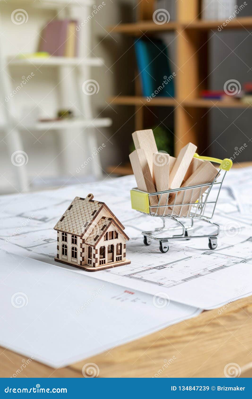 miniature house building materials