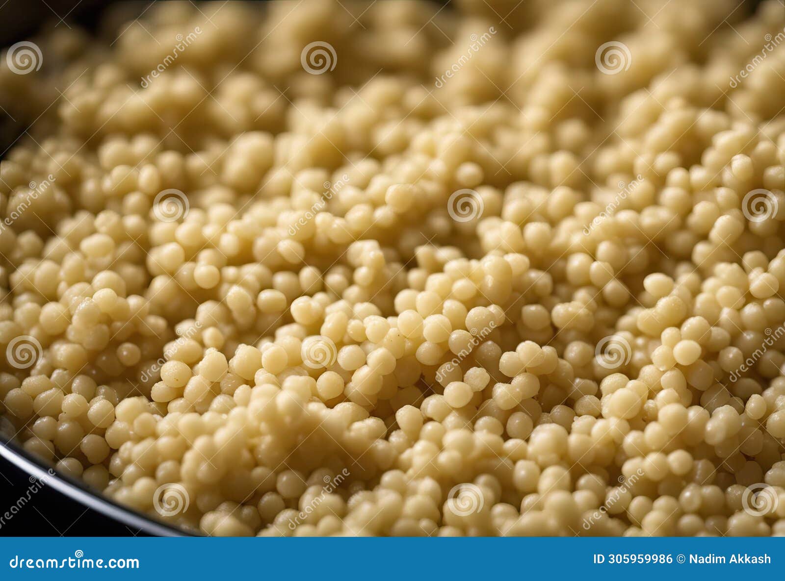 vertical shot of couscous semolina on a steamer. semolina cooking texture backgrounds