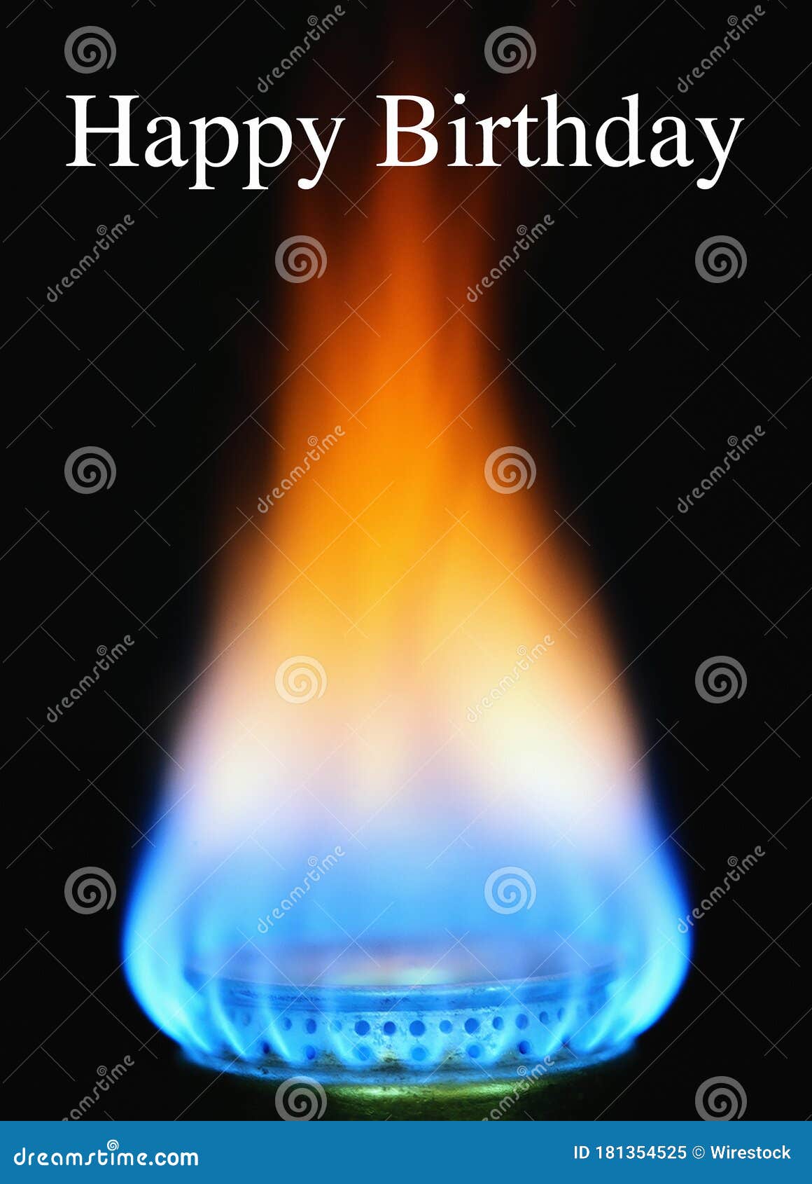 Generator Componeren Welsprekend Vertical Shot of Fire Coming Out of the Stove and Happy Birthday Written  Over it Stock Image - Image of baked, dessert: 181354525