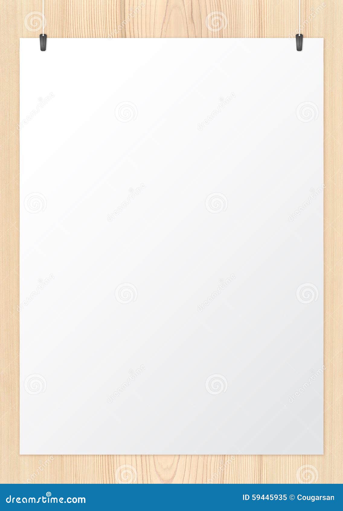 Vertical A4 Size Wooden and White Background Stock Illustration -  Illustration of white, frame: 59445935