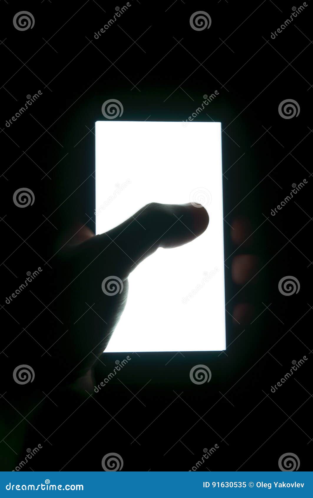 Vertical White Screen of the Phone Stock Image Image of digital, smart 91630535