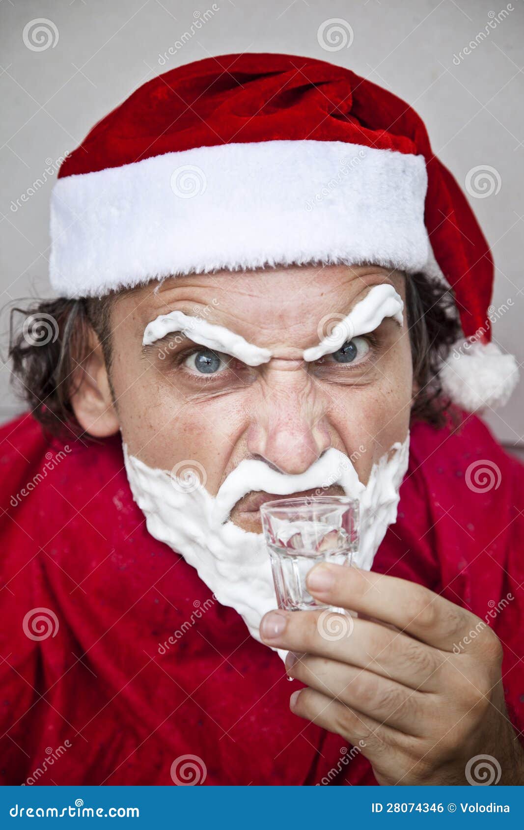 Very bad Santa Claus stock photo. Image of cunning, male 28074346