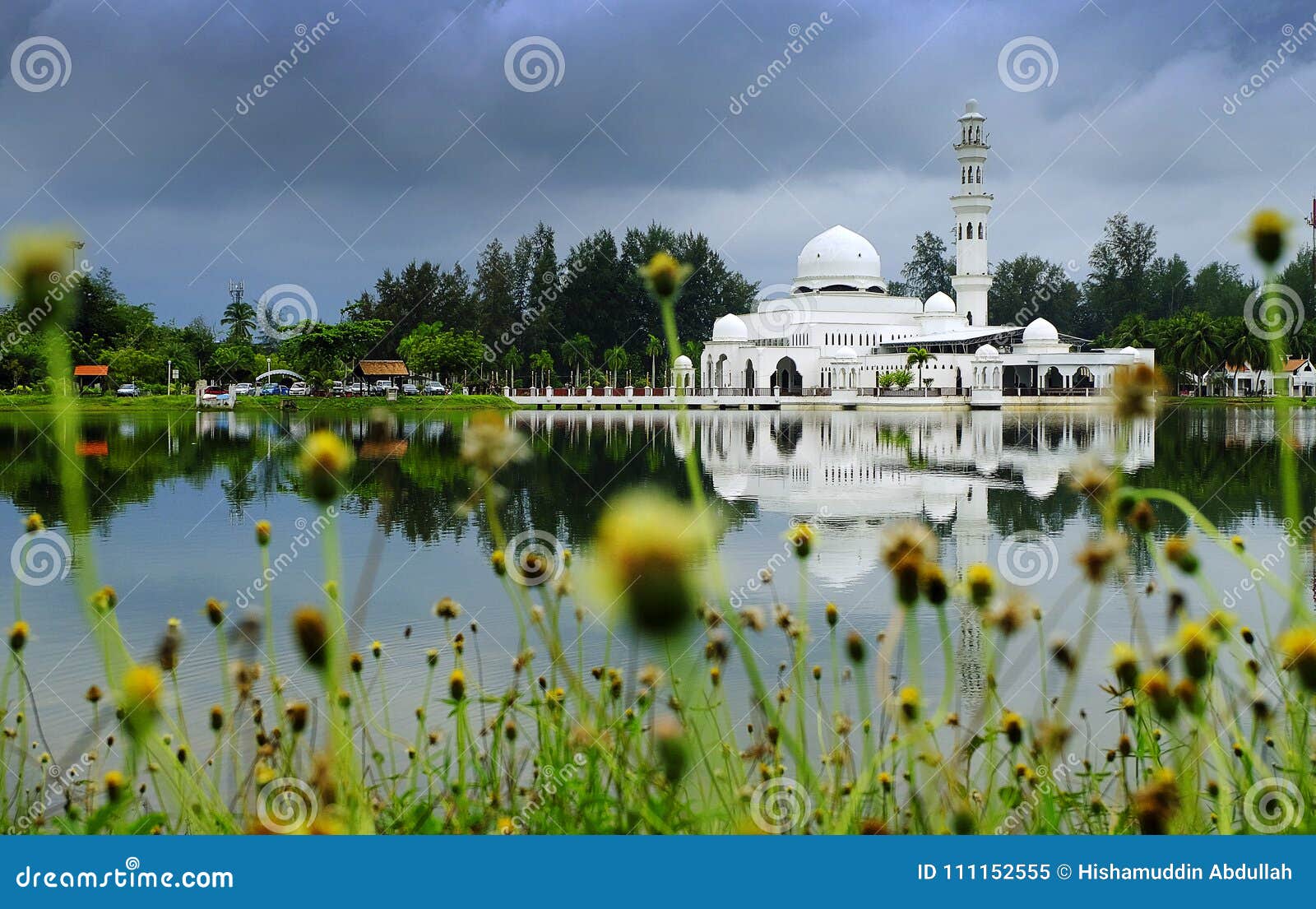 Very Beautiful Kuala Ibai Mosque In Terengganu Stock Image 