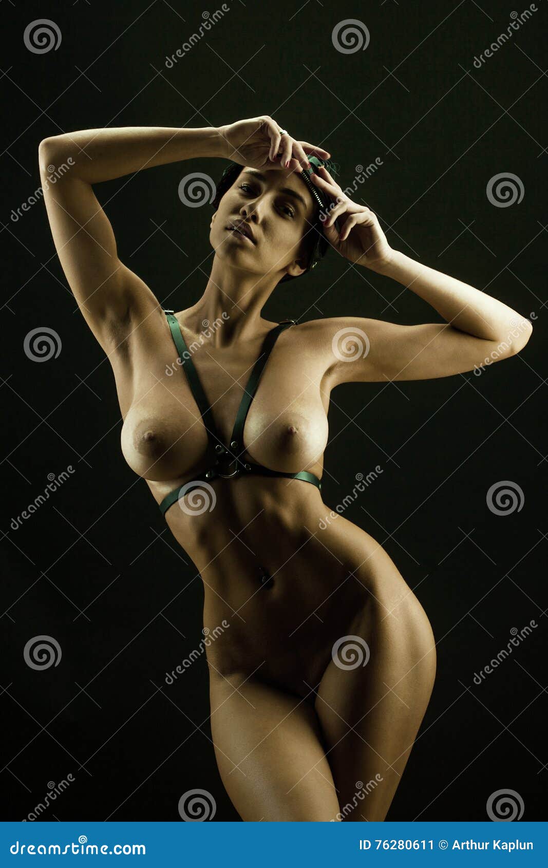 Very Beautiful Naked Girl with a Sports Figure Stock Image - Image of  female, beige: 76280611