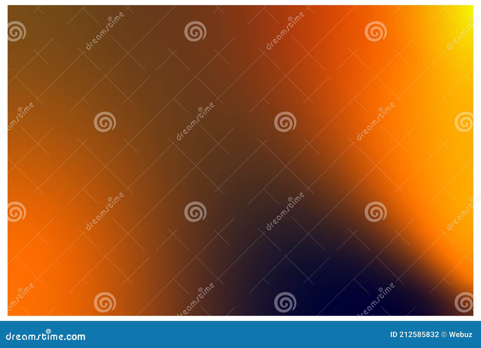 Very Beautiful Orange Dark Blue Black Abstract Gradient Background with