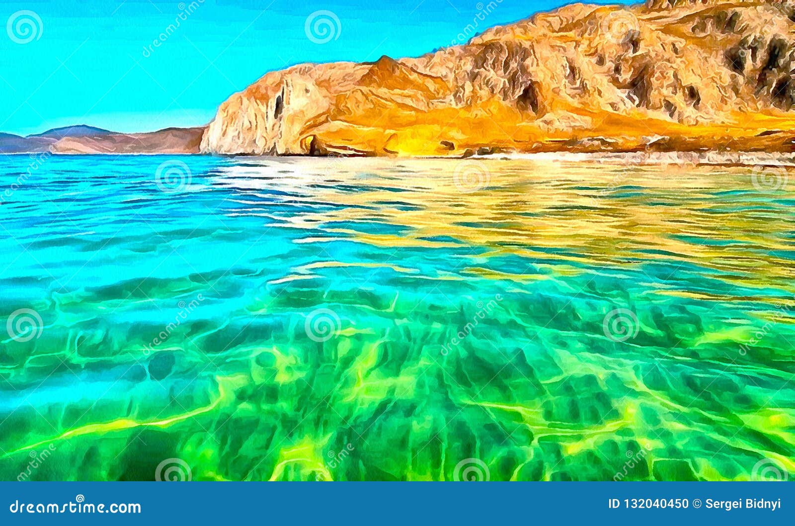 Very Clean And Clear Water In The Mountain Lake Stock Photo Image Of