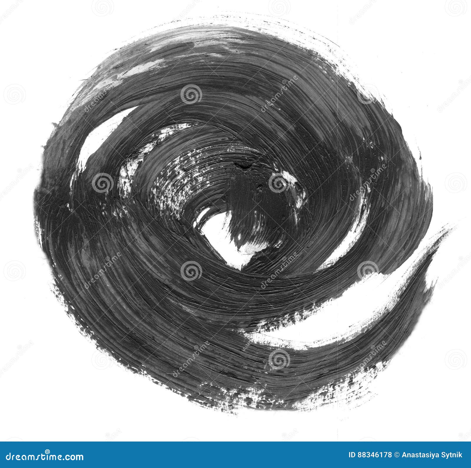 very hight resolution. black handdrawn oil circle realistic strokes banners