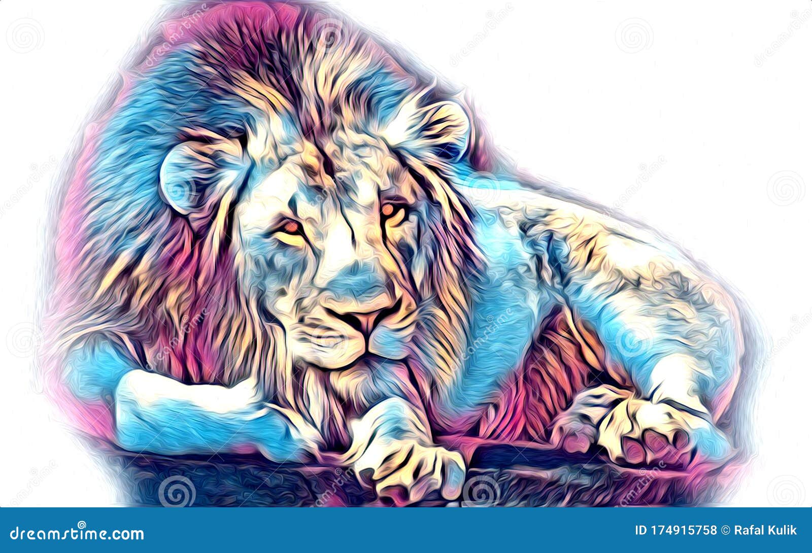 How to Draw a Lion Easy Step-By-Step Tutorial - Made with HAPPY