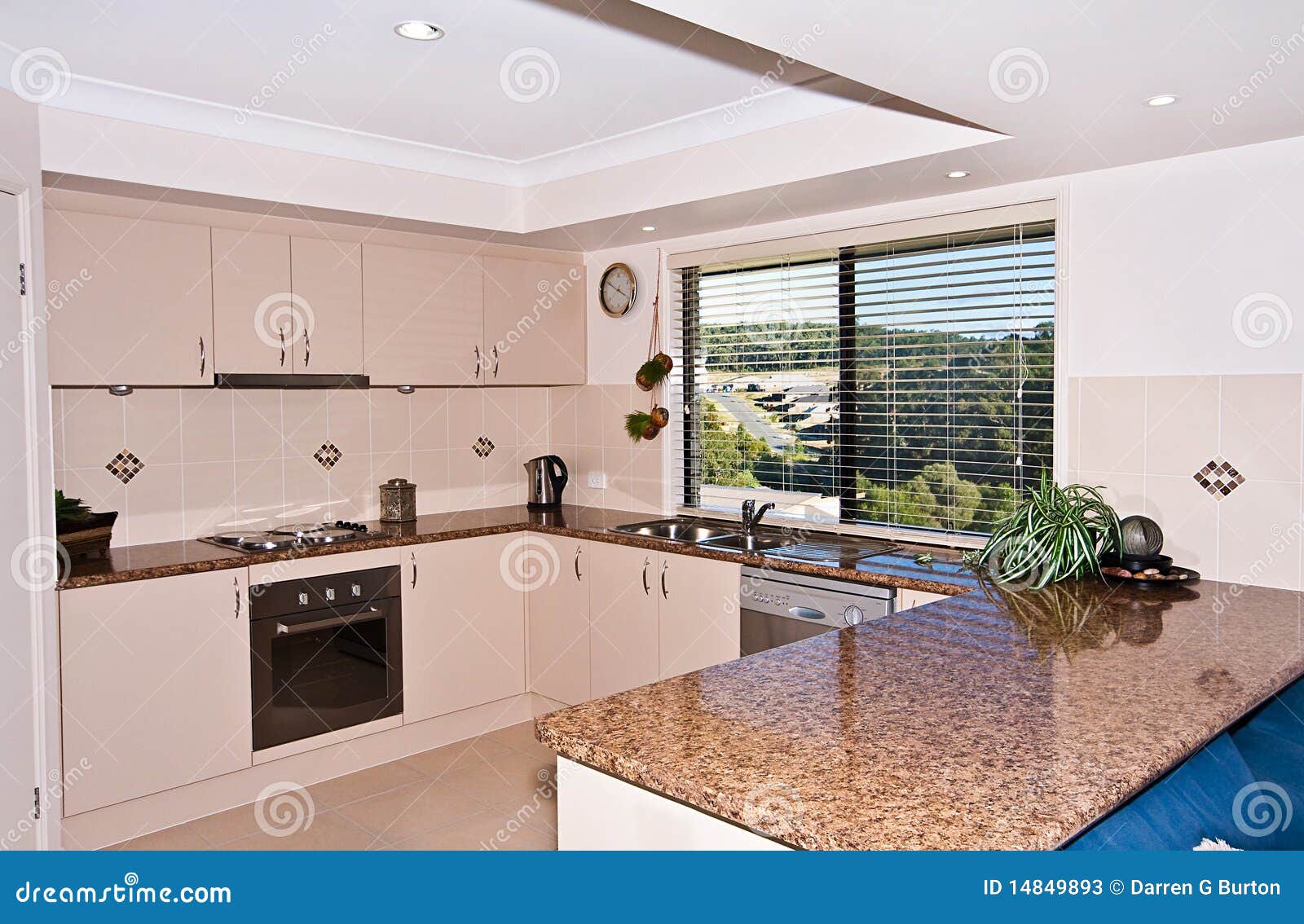 Very Modern Kitchen stock image. Image of white, dishwasher 14849893