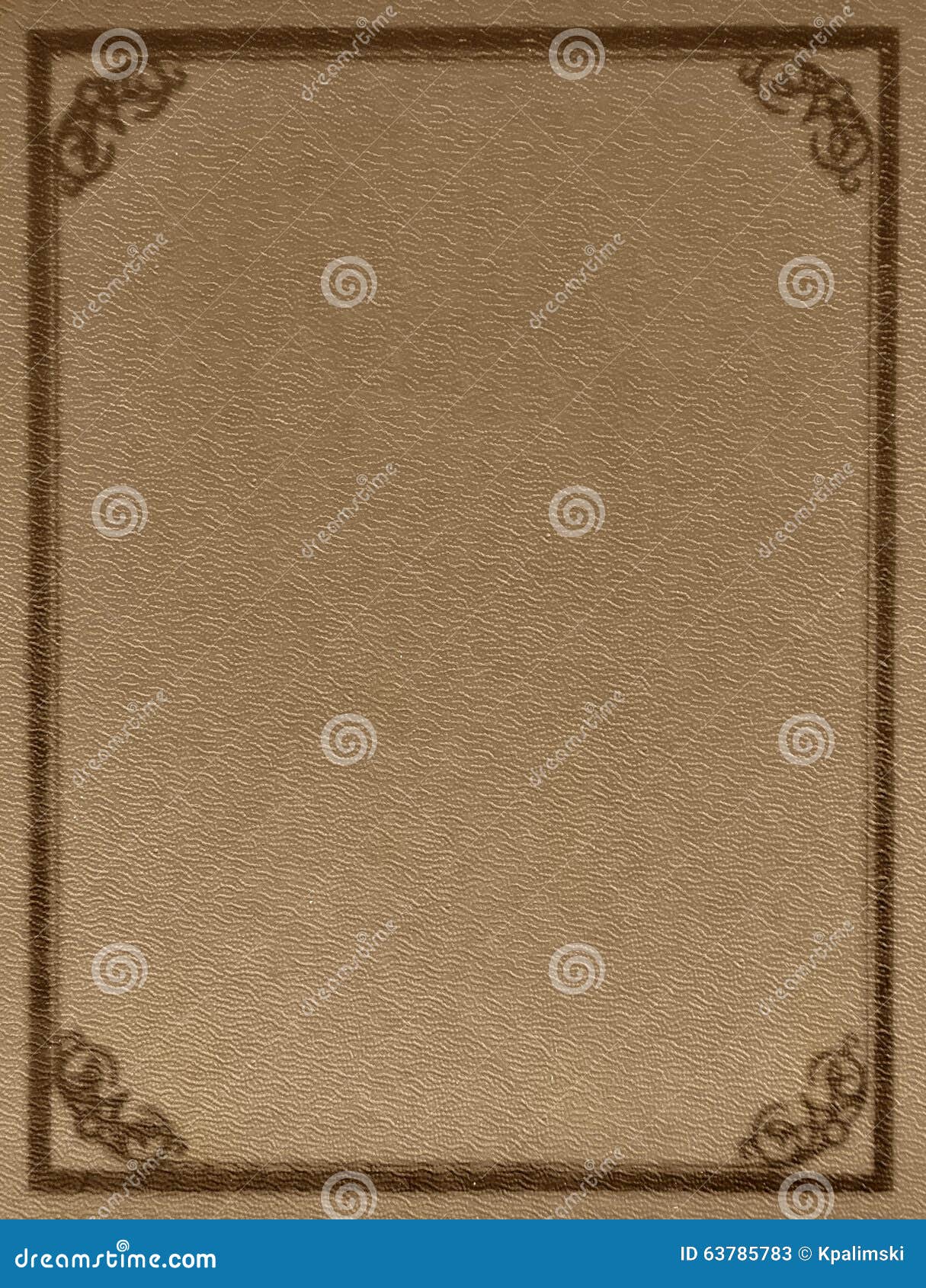 Very old empty book cover stock image. Image of design - 63785783