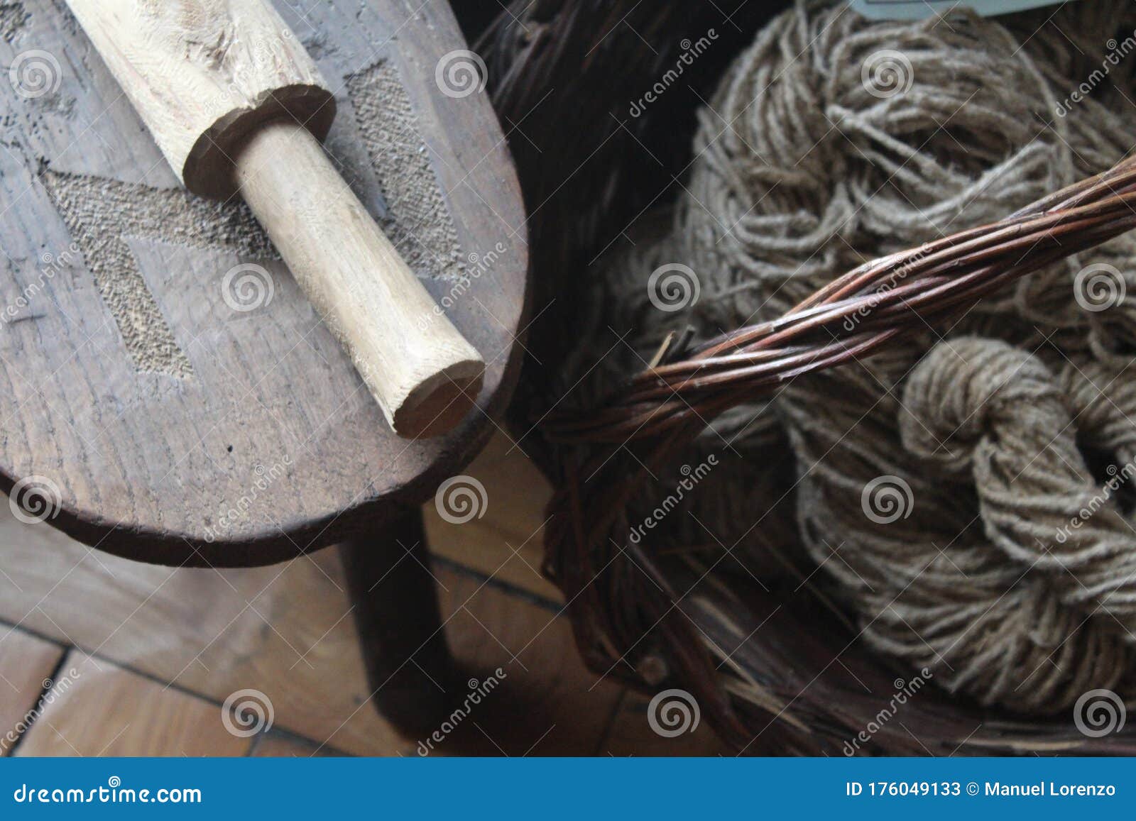 very old sheep wool for spinning and make garments