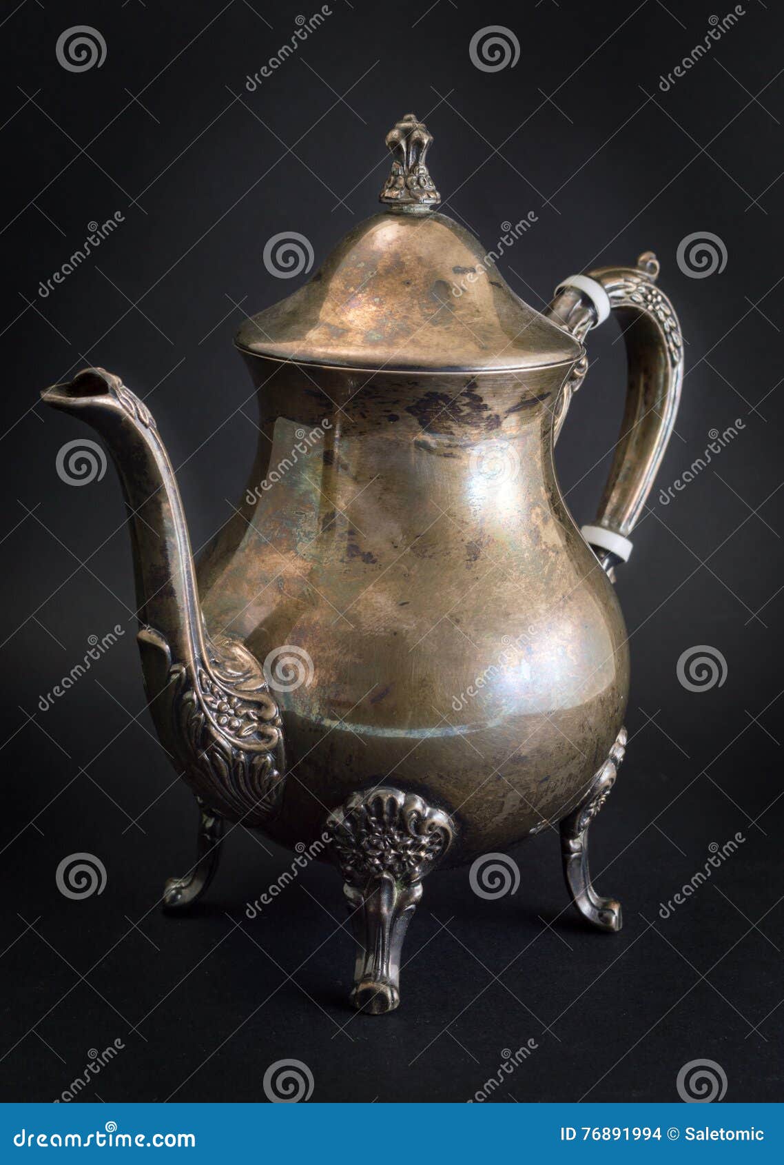 Very Old Silver Kitchen Accessories Stock Photo Image of silver