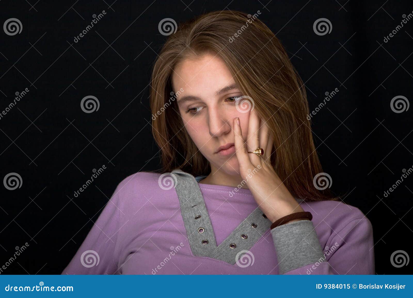 Very sad Girl stock image. Image of sorrowful, melancholic - 9384015