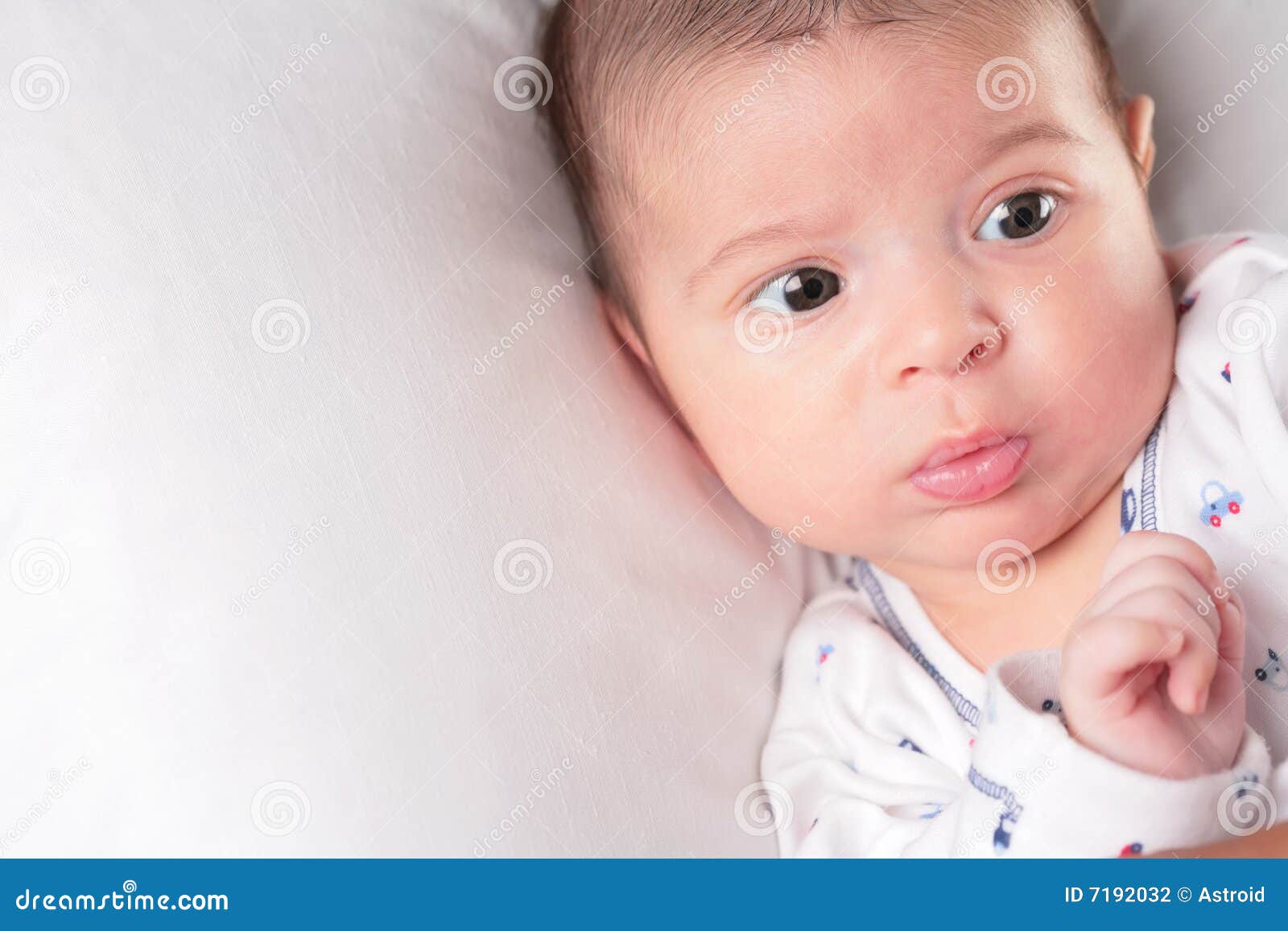 Very serious baby stock photo. Image of baby, lucky, european 7192032