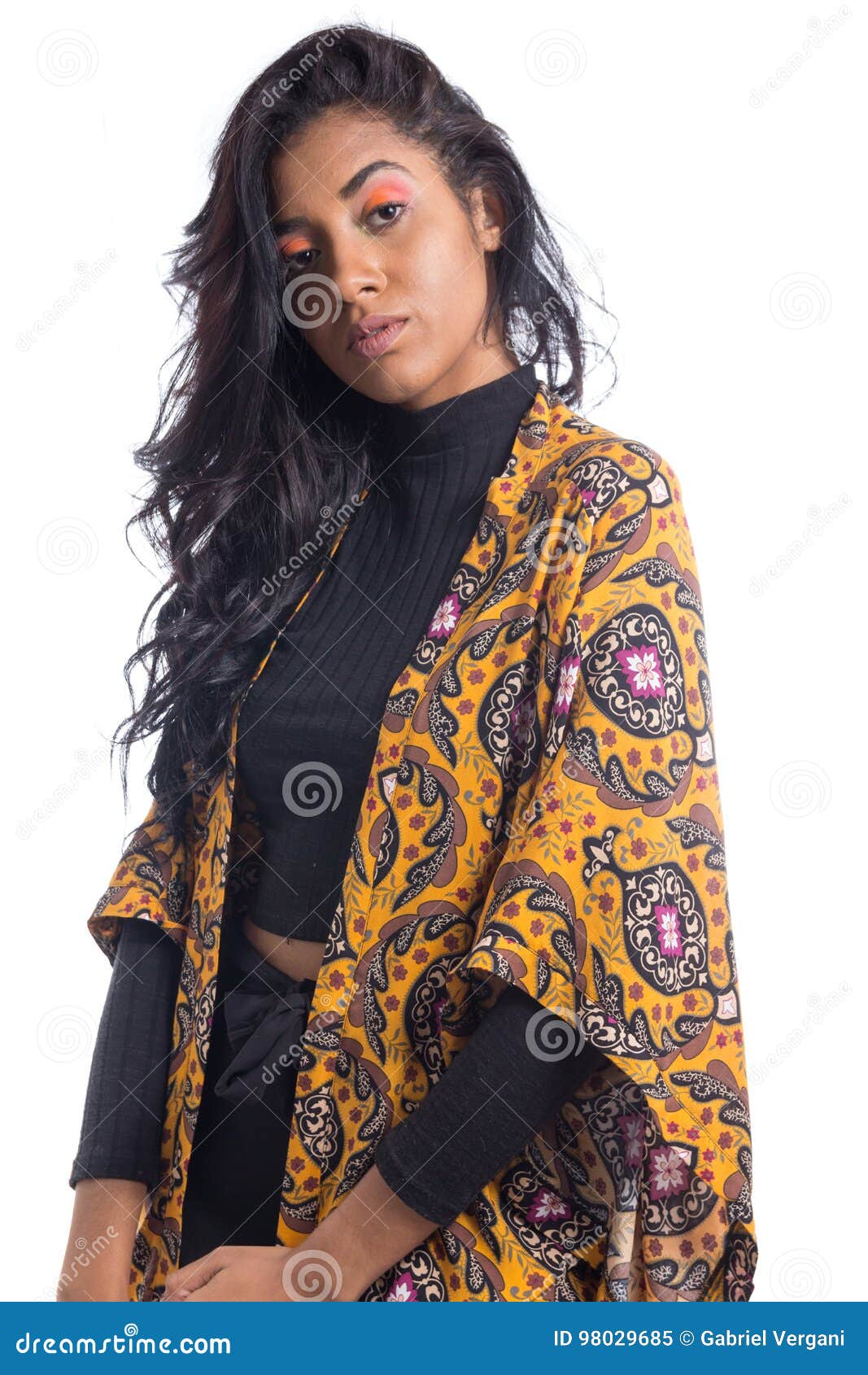 Very Style and Attitude of the Female Model. Brazilian Wearing Y Stock Image - Image of skin, portrait: 98029685 Very Style and Attitude of the Female Model. Brazilian Wearing Y Stock Image - Image of skin, portrait: 98029685