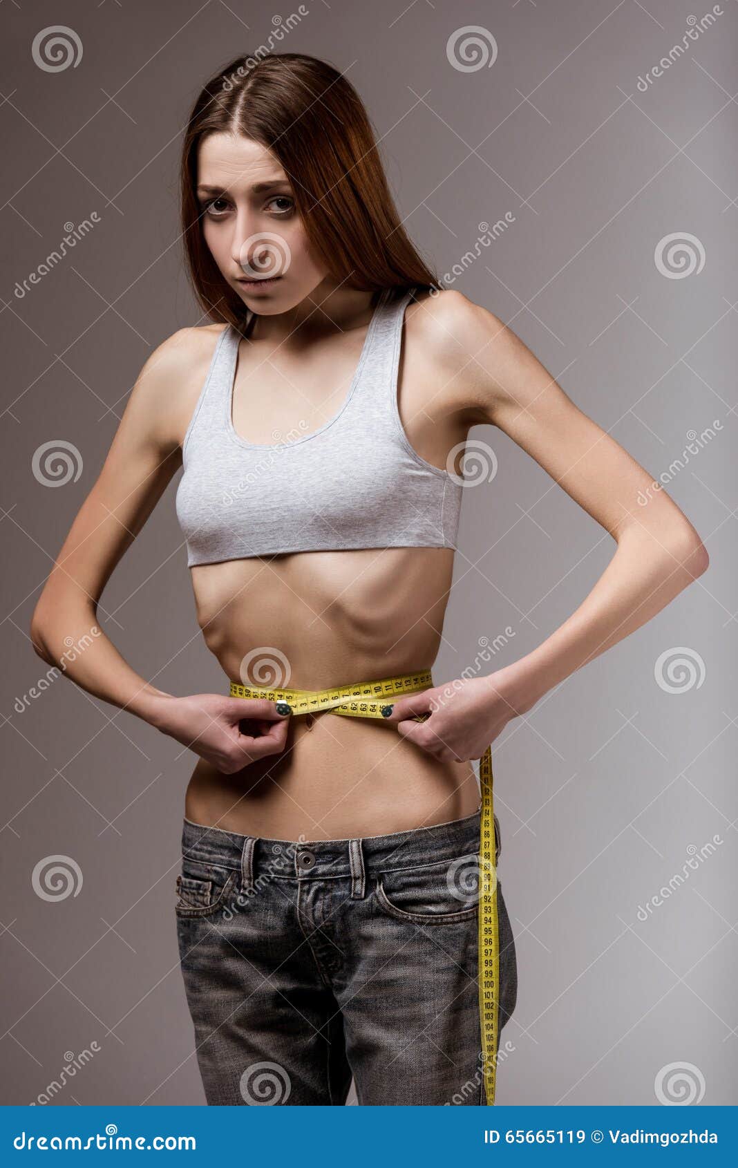 Very thin girl stock image. Image of adult, figure, fitness - 65665119