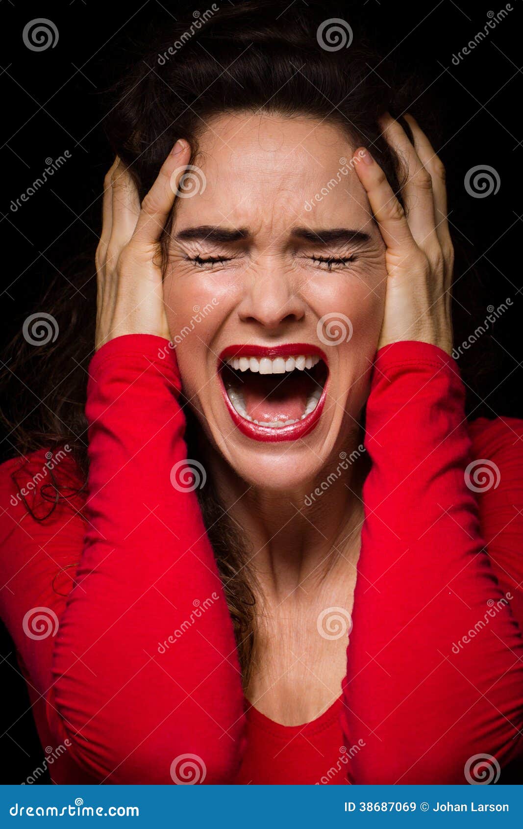 A Very Upset And Angry Woman Stock Image Image Of People Expression