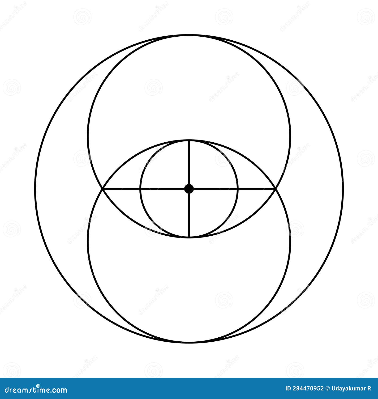 vesica piscis. scared geometry   s.