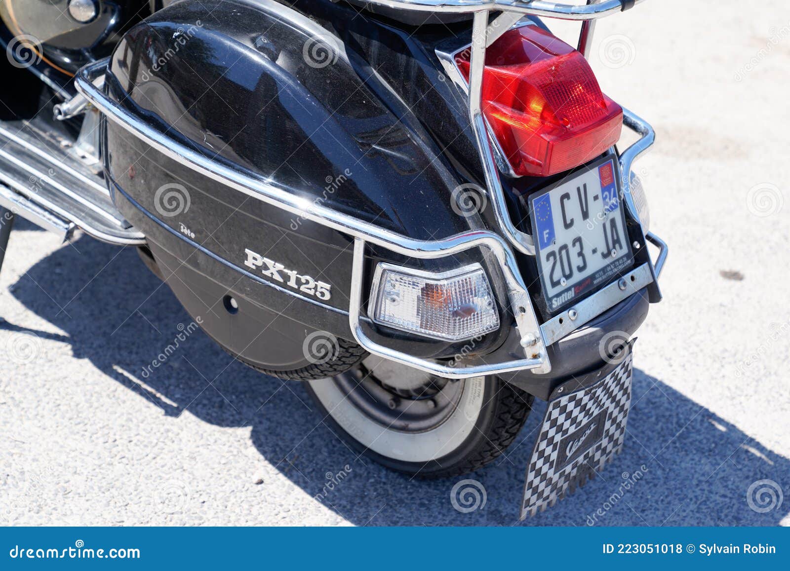 Vespa Px 125 Rear Motorbike Italian Brand of Scooter Manufactured by Piaggio  Editorial Stock Photo - Image of motor, ride: 223051018