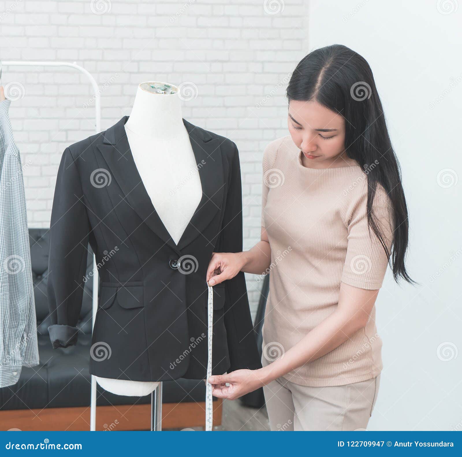 Veste De Mesure De Costume De Bureau De Tailleur F minin De Mode