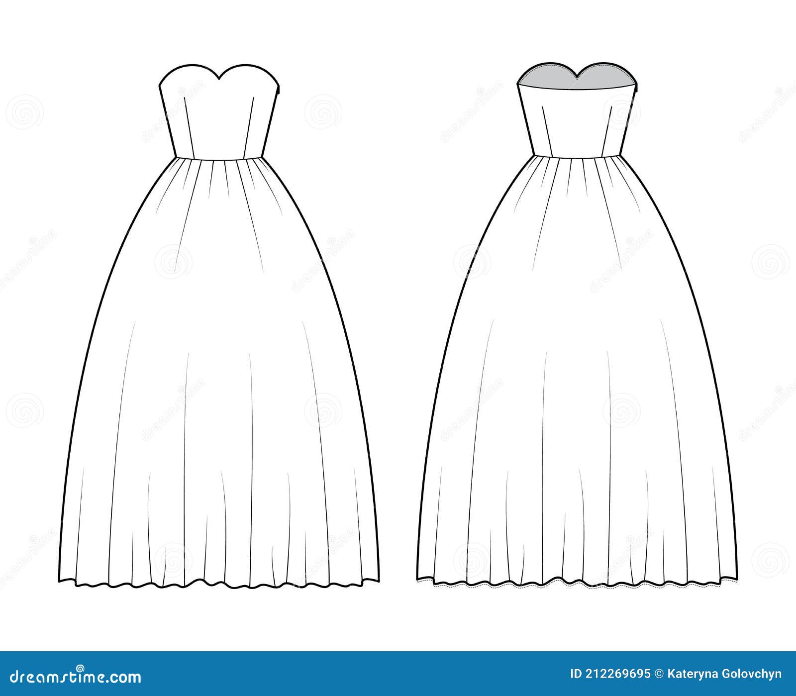 Vestido De Crinoline Ilustración Técnica De La Moda Con Strapless Escote Corazón Largo Piso Largo Falda Completa. Plano Ilustración del Vector - Ilustración de hombres, poliester: 212269695 Vestido De Crinoline Ilustración Técnica De La Moda Con Strapless Escote Corazón Largo Piso Largo Falda Completa. Plano Ilustración del Vector - Ilustración de hombres, poliester: 212269695