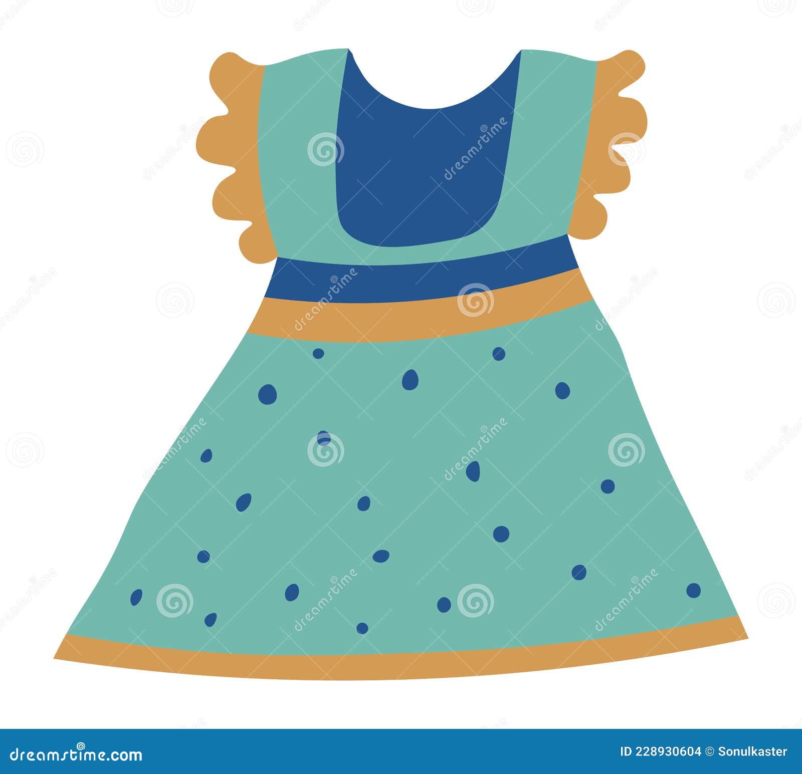 Vestir Para Niños Ropa De Moda Para Niñas Ilustración del Vector -  Ilustración de cabrito, departamento: 228930604
