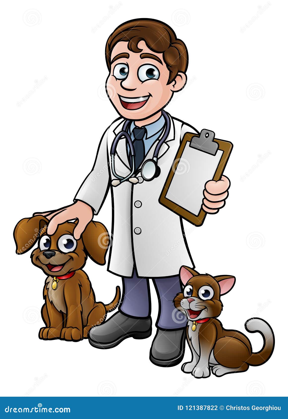 vet cartoon character