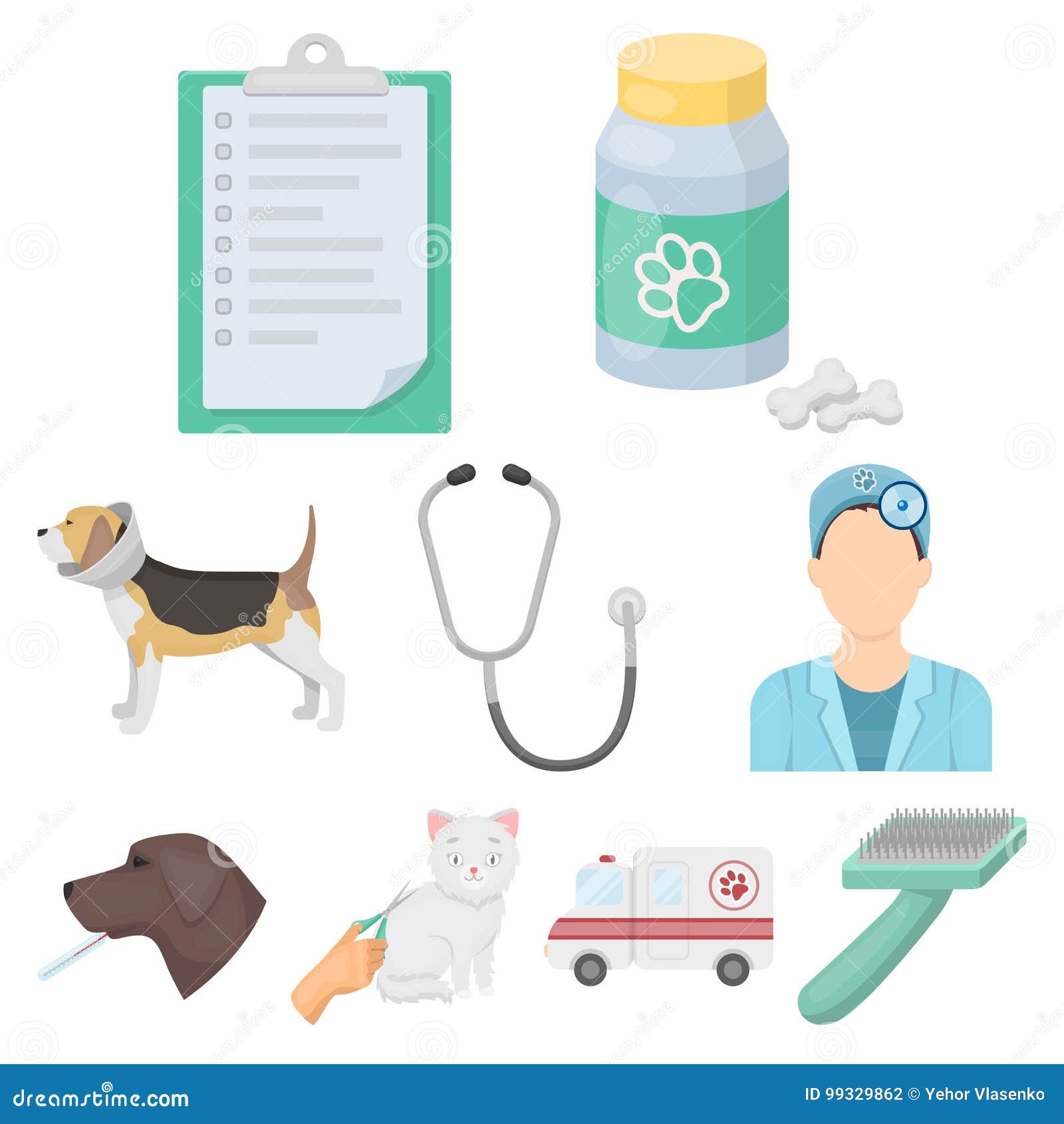 Vet Clinic. Treatment of Sick Animals. Hospital for Animals Stock Vector - Illustration of animals, device: 99329862 Vet Clinic. Treatment of Sick Animals. Hospital for Animals Stock Vector - Illustration of animals, device: 99329862