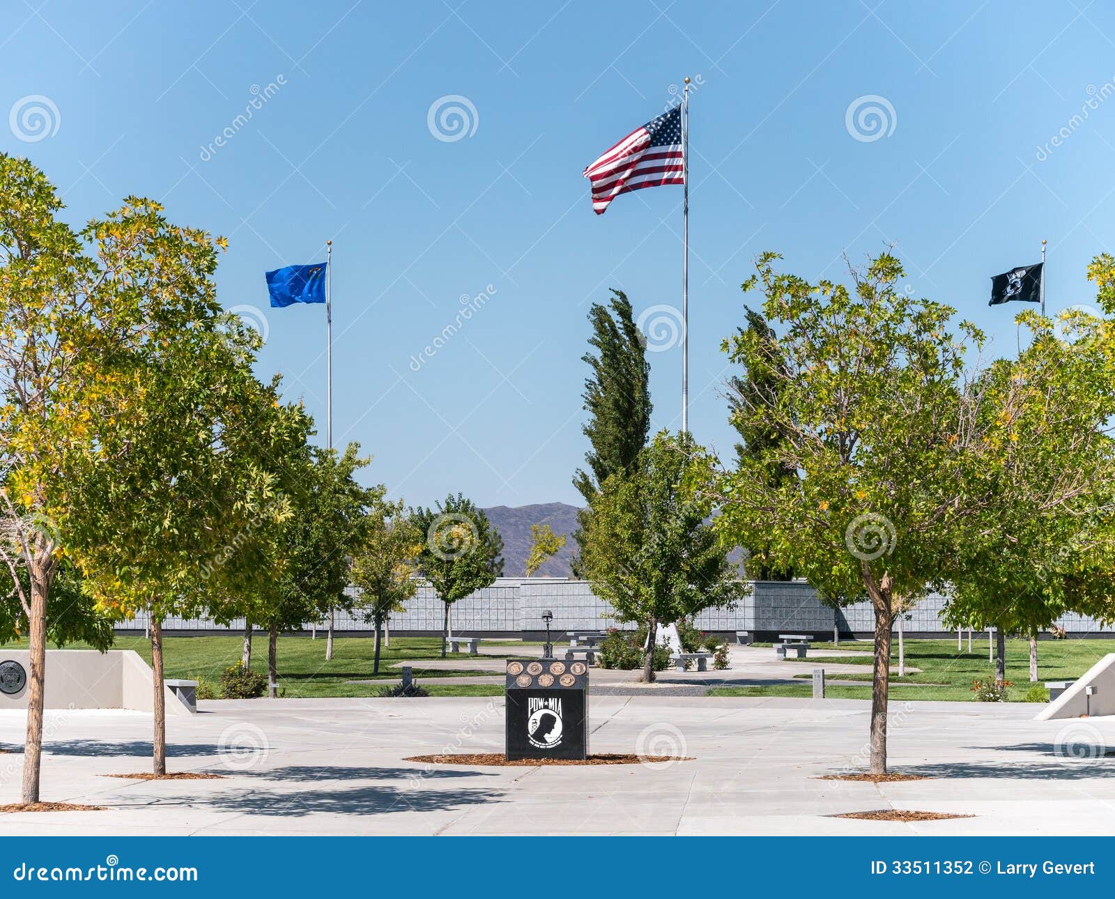Veterans Memorial Cemetery, Fernley, Nevada Stock Photo Image of