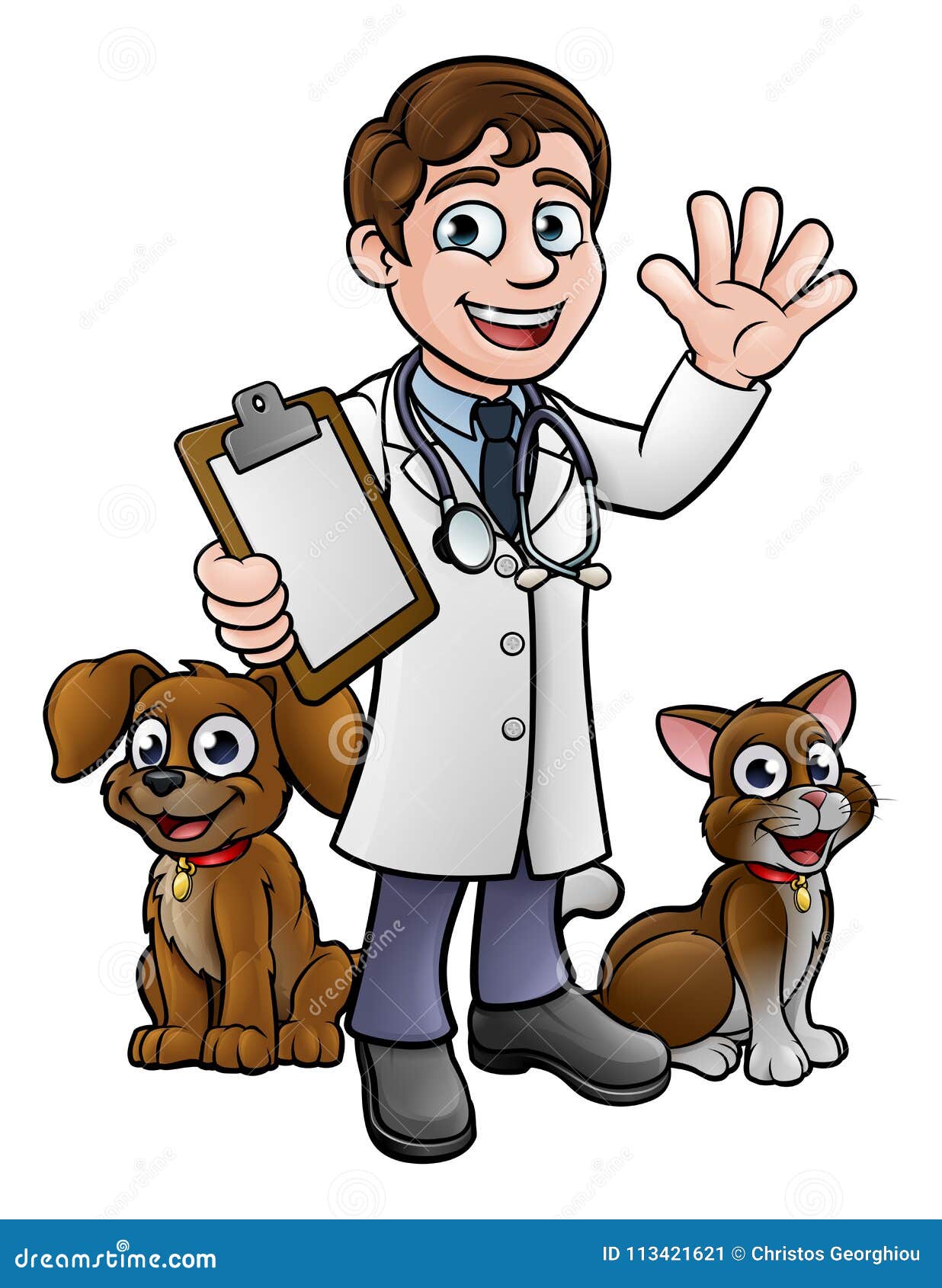 Médico dos desenhos animados, médico, quadrinhos, animais png