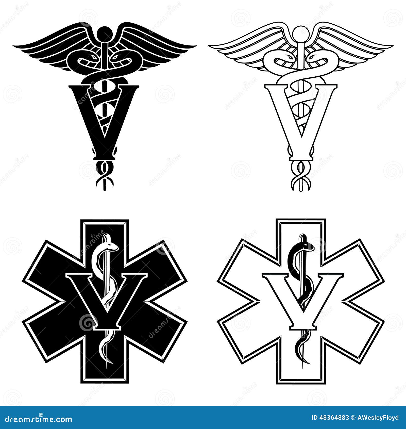 Download Veterinarian Medical Symbols Stock Vector - Illustration ...