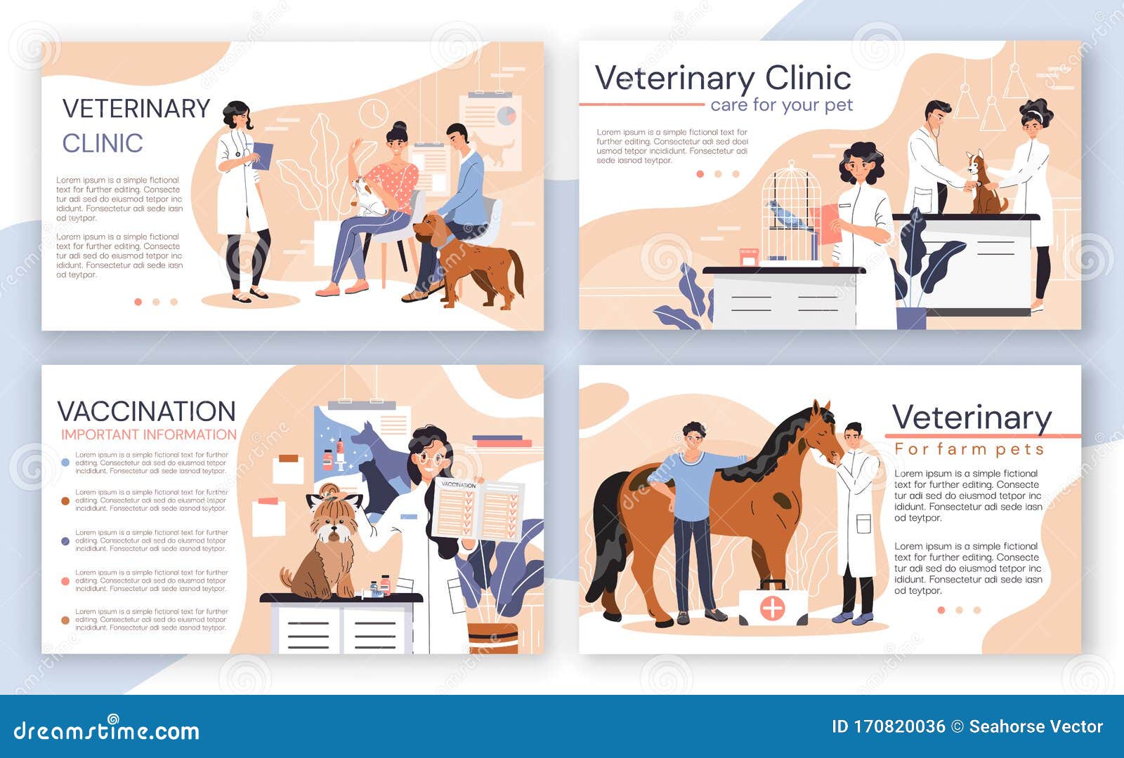 Veterinary Clinic Brochure, Vet Center Booklet, Vector Illustration Stock  Vector - Illustration of horse, nurse: 170820036