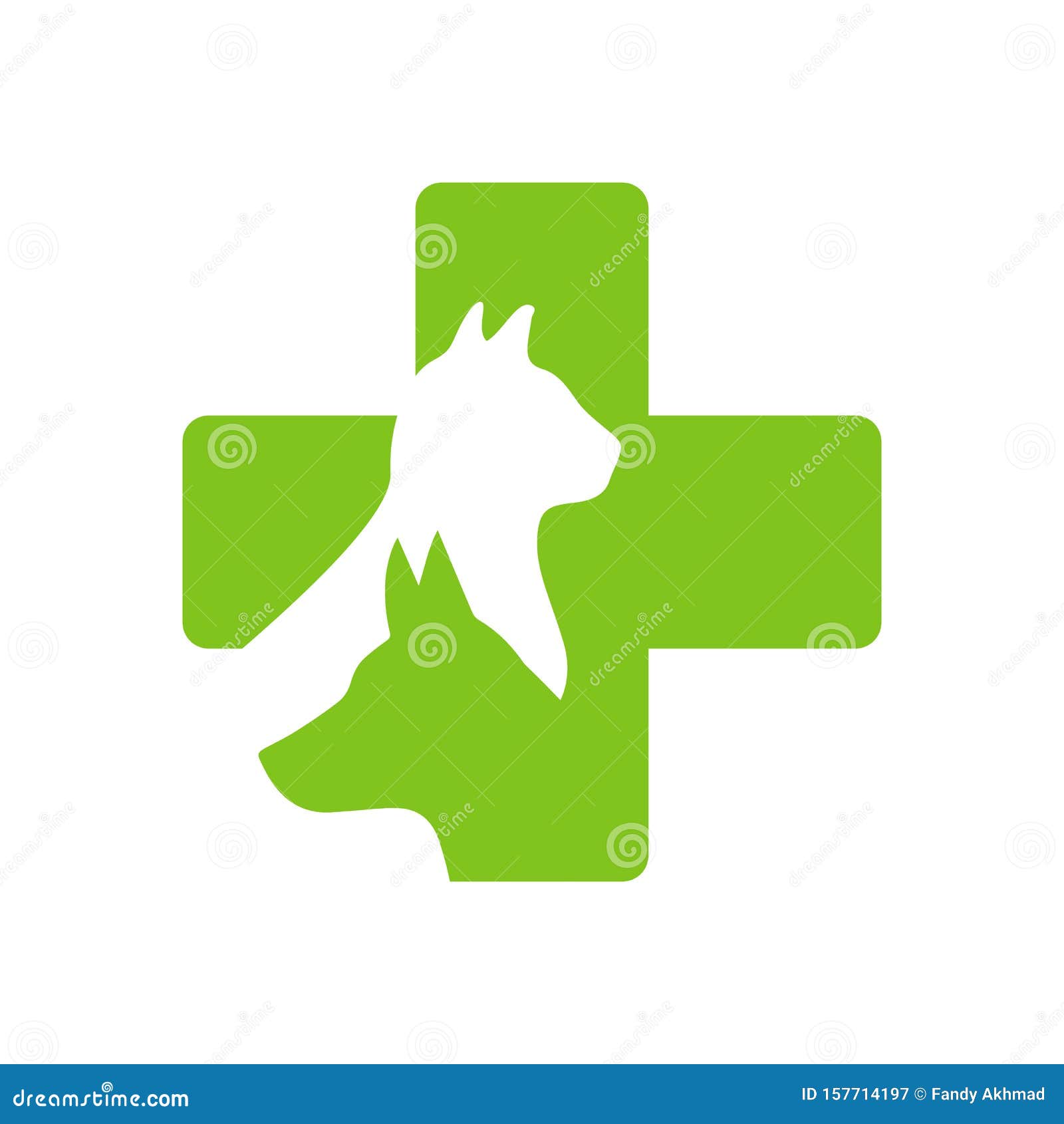 Download Veterinary Clinic Vector Logo . Silhouette Of The Dog And Cat. Logo For A Pet Shop Stock Vector ...