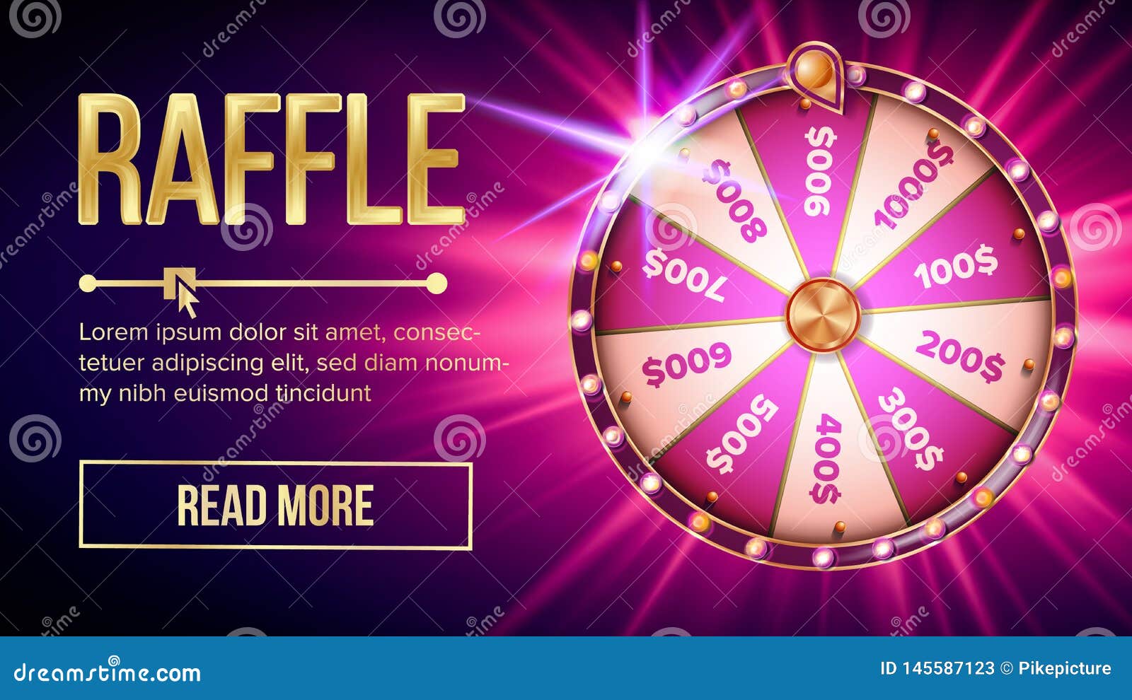 Roda de sorte ou fortuna colorida roda de jogo online casino banner para  internet casino grande vitória conceito vetor ilustração