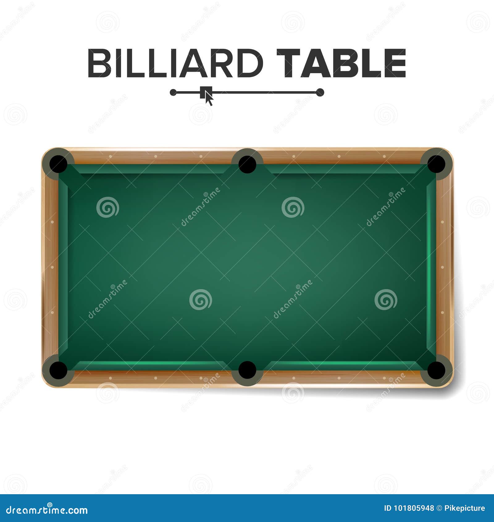 Vetor Da Tabela De Bilhar Mesa De Bilhar Verde Clássica Vista Superior  Ilustração Isolada Ilustração do Vetor - Ilustração de divertimento, clube:  101805948