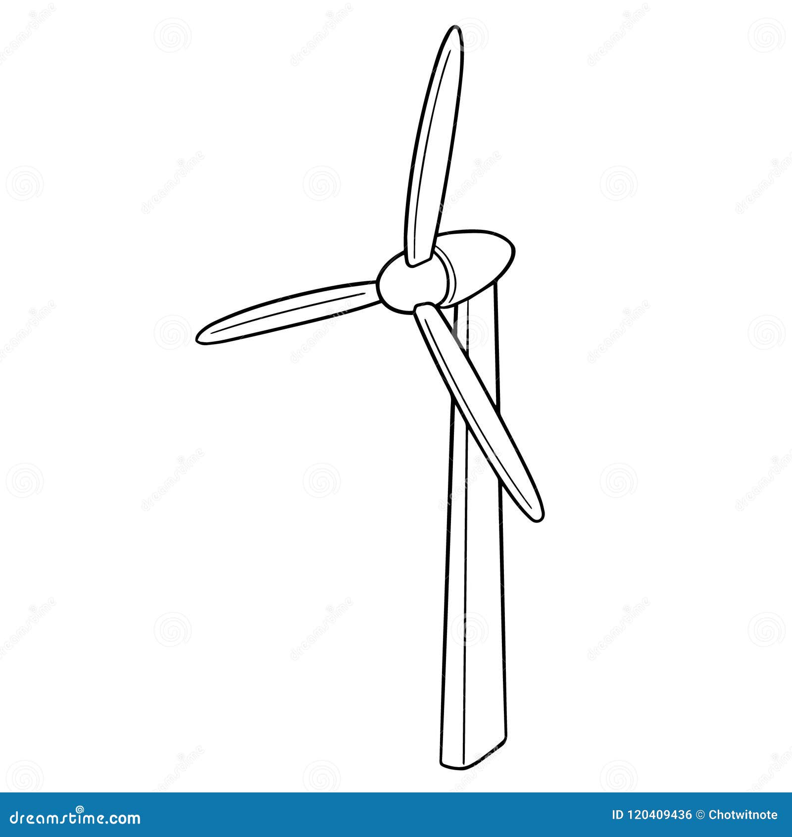 Ilustração 3d De Um Moinho De Vento Isolado Em Um Fundo Branco, Turbina,  Energia Eólica, Turbina De Vento Imagem de plano de fundo para download  gratuito