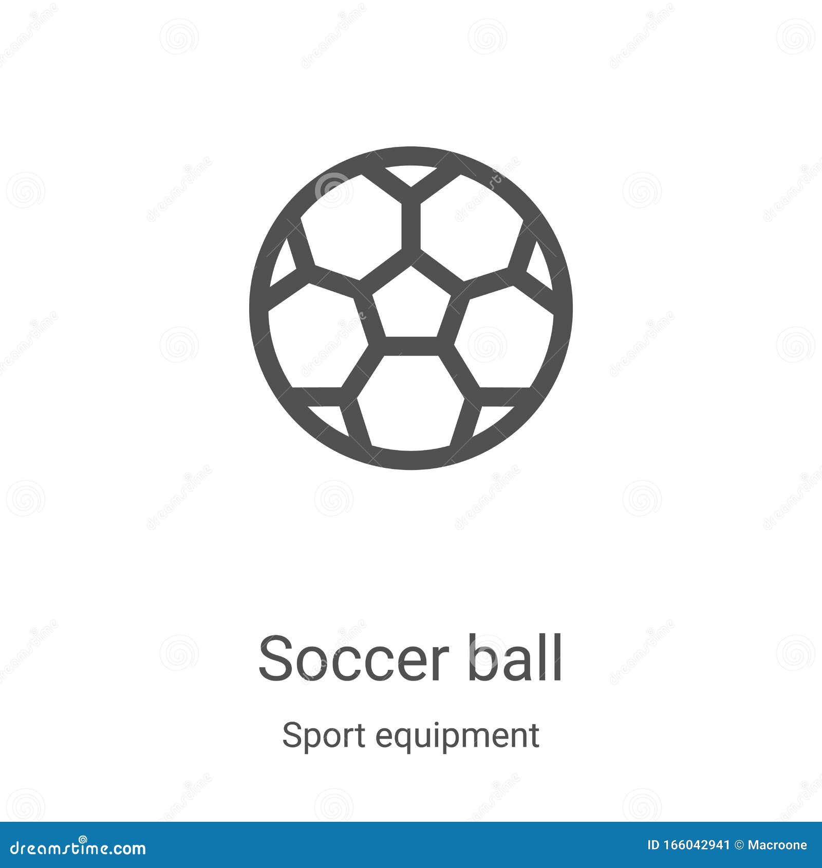 Ícone de bola de futebol. símbolo do futebol dos desenhos animados. sinal  de gol