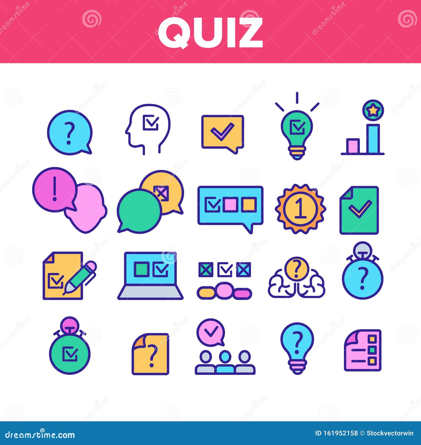 Perguntas Do Jogo Do Quiz Ou Modelos De Escolha Do Menu De Teste Com  Respostas, Fundo Do Vetor. Jogo Do Quiz Ou Trivia O Layout Do Programa De  TV Do Concurso Com