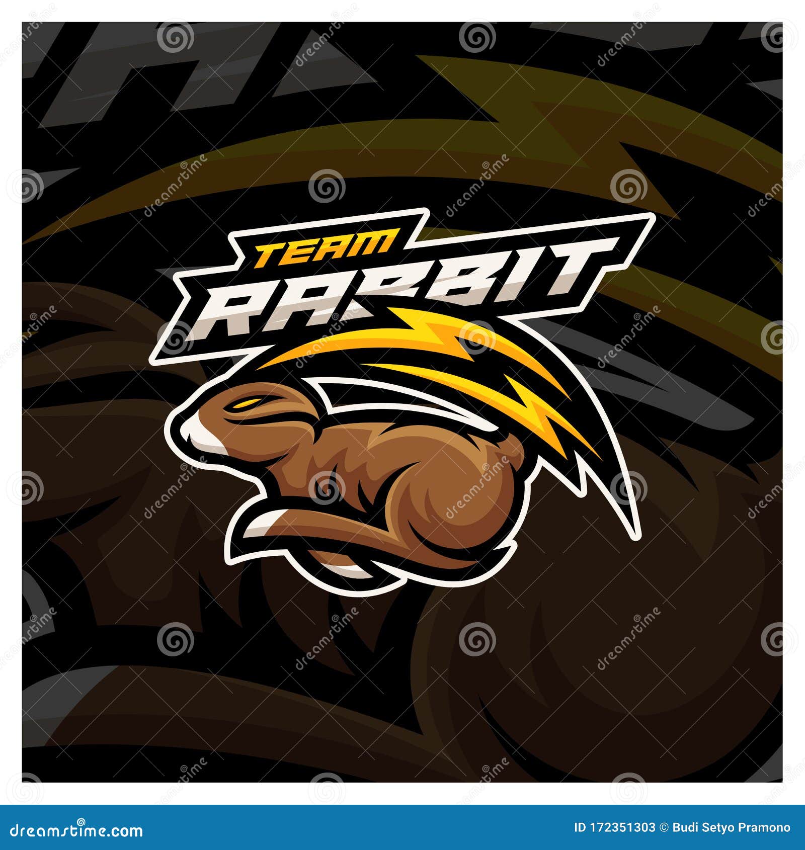 Modelo de vetor de logotipo de jogo de mascote de esports eagles