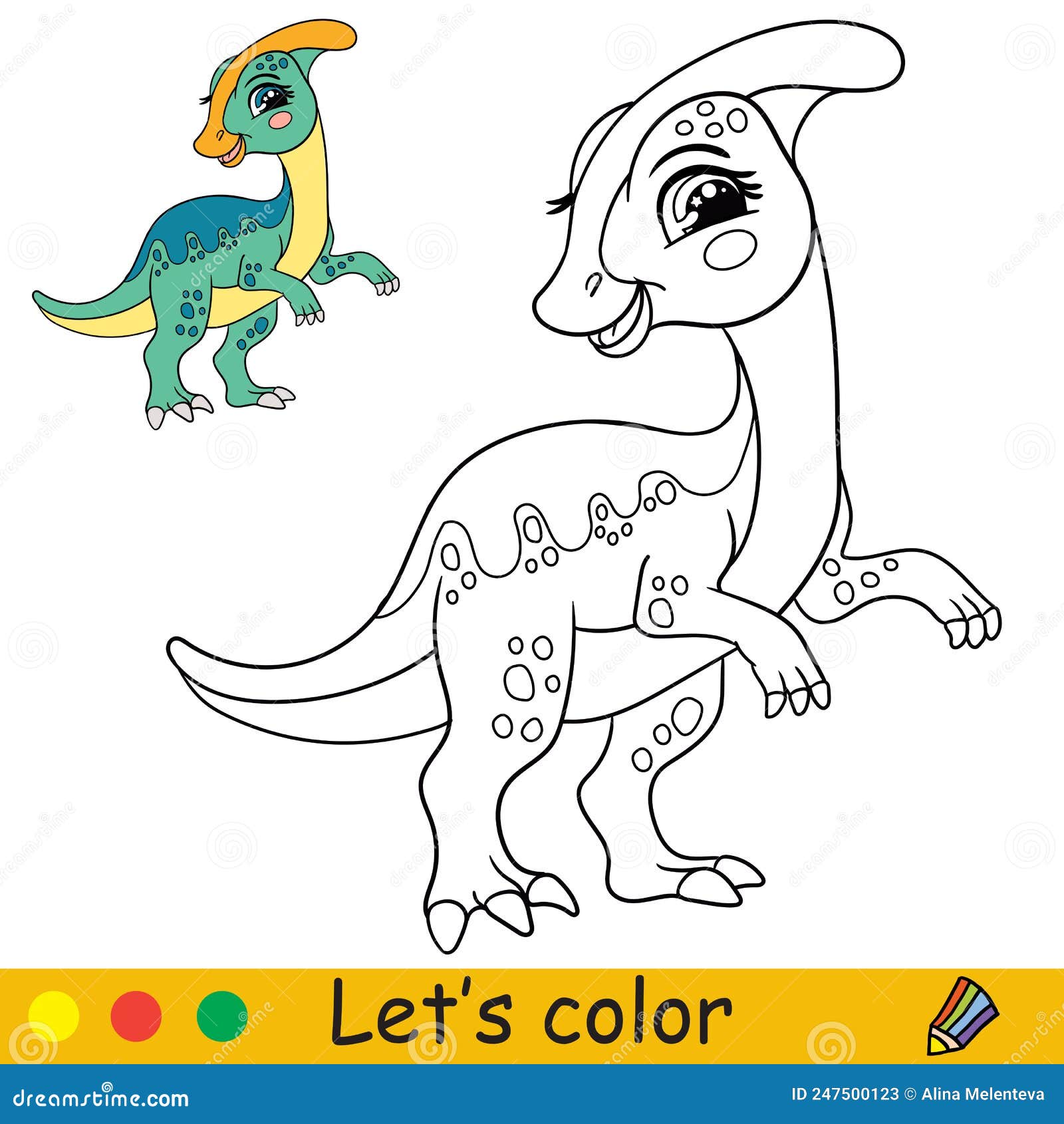 Desenho Para Colorir dinossauro na grama - Imagens Grátis Para