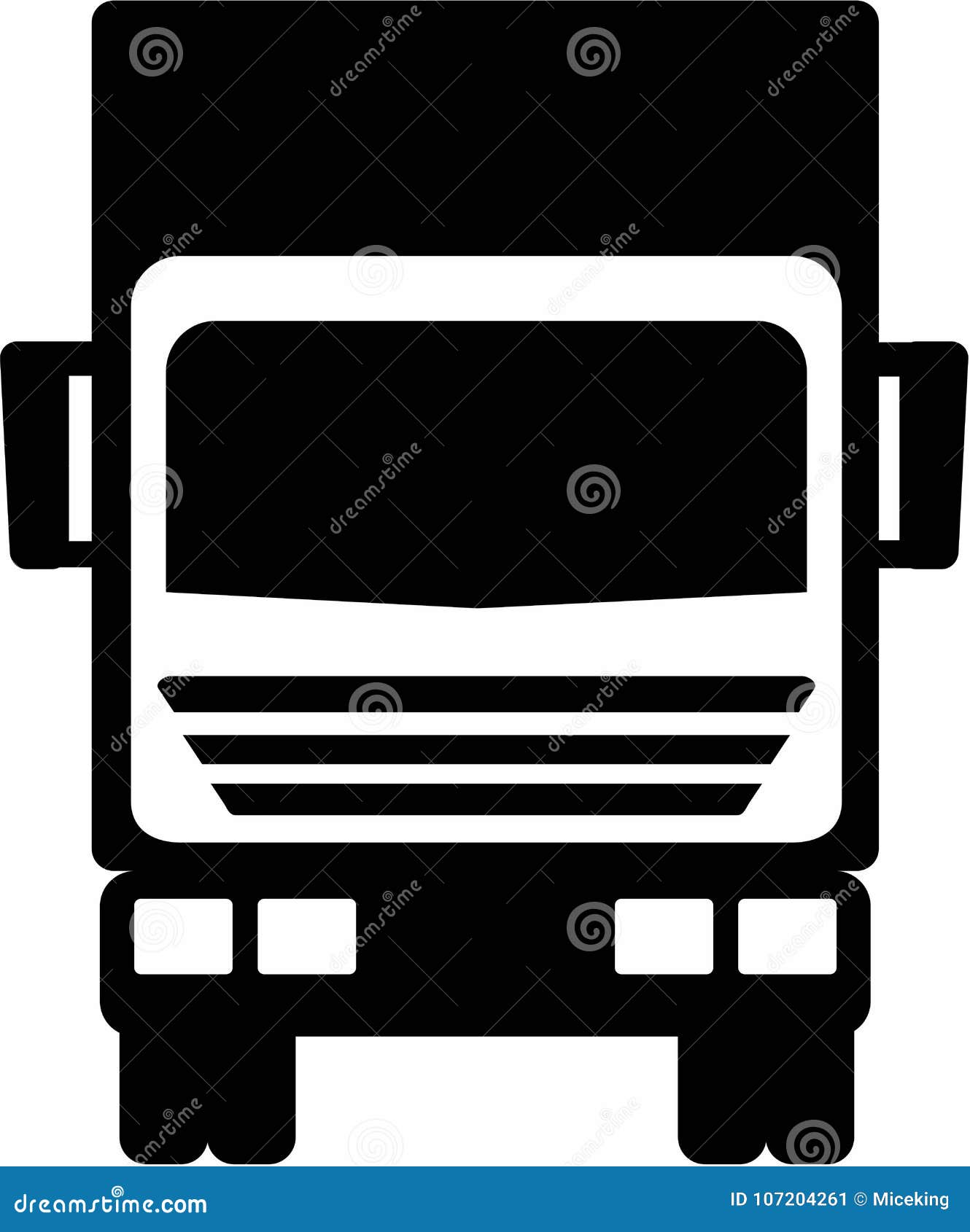 Vetor Do Icone Do Caminhao Ilustracao Do Vetor Ilustracao De Simbolo 107204261