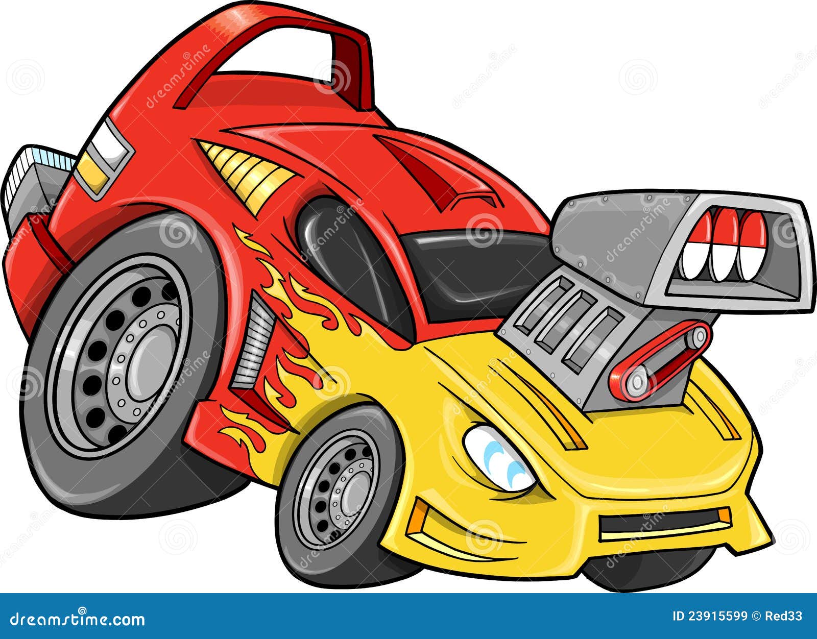 Carro De Corrida, Carro De Rua, Vetor De Veículo Ilustração do Vetor -  Ilustração de rodas, motor: 23915599, image size:1600x1252